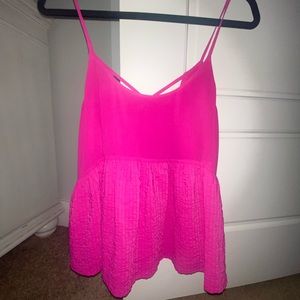Ro&De Fuchsia Pink Tank. Size Medium. Gently worn. Non-smoke home.